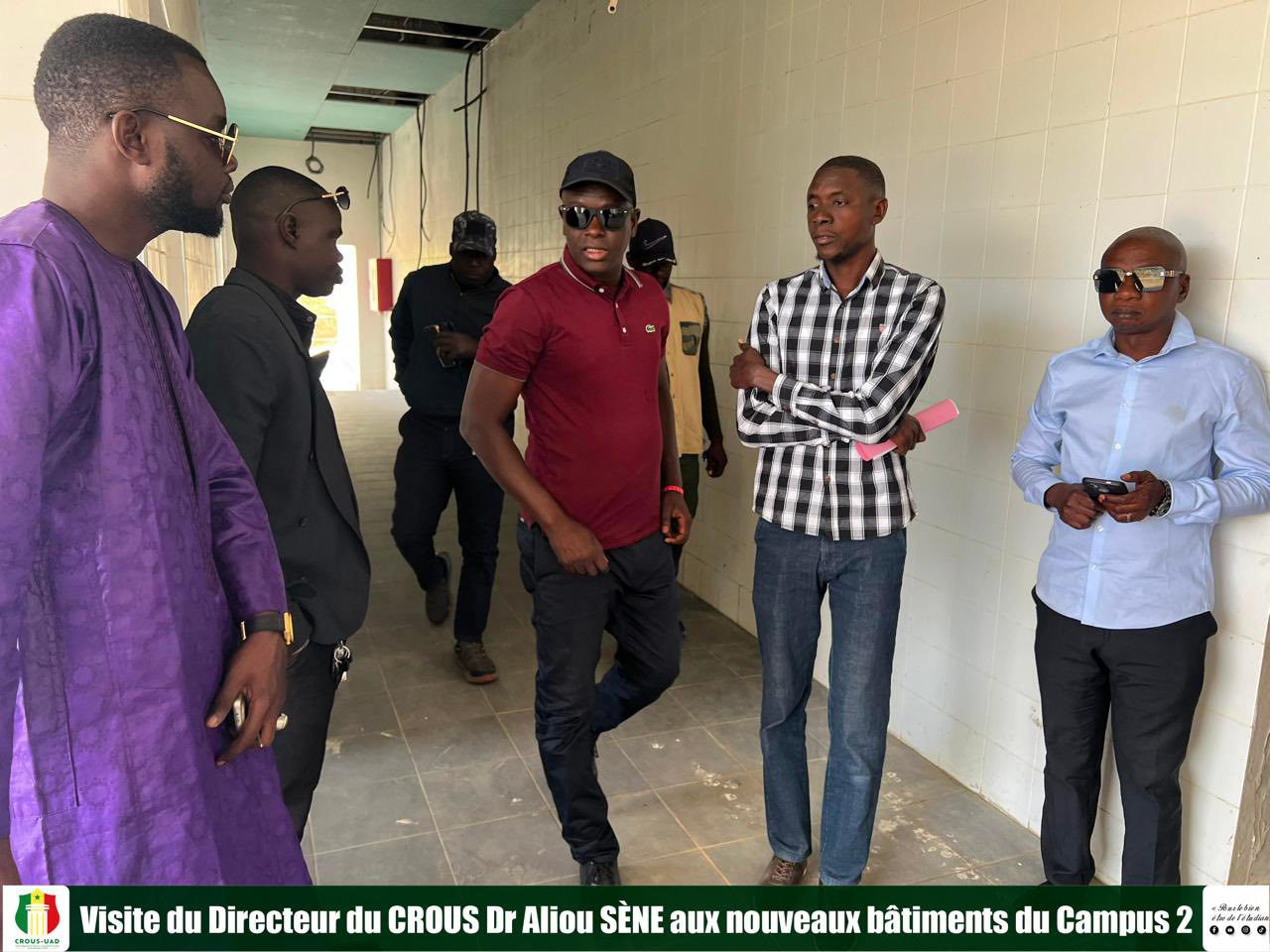CROUS BAMBEY: Visite de chantier des nouveaux bâtiments du campus 2