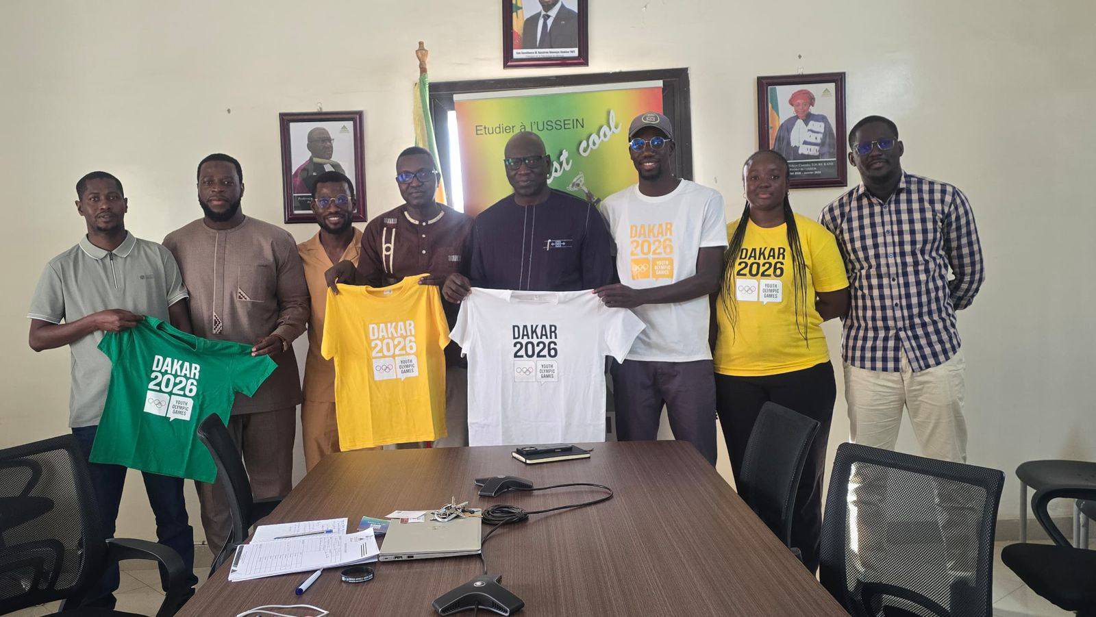 JOJ Dakar 2026 : l’USSEIN accueille la délégation du Comité d’organisation