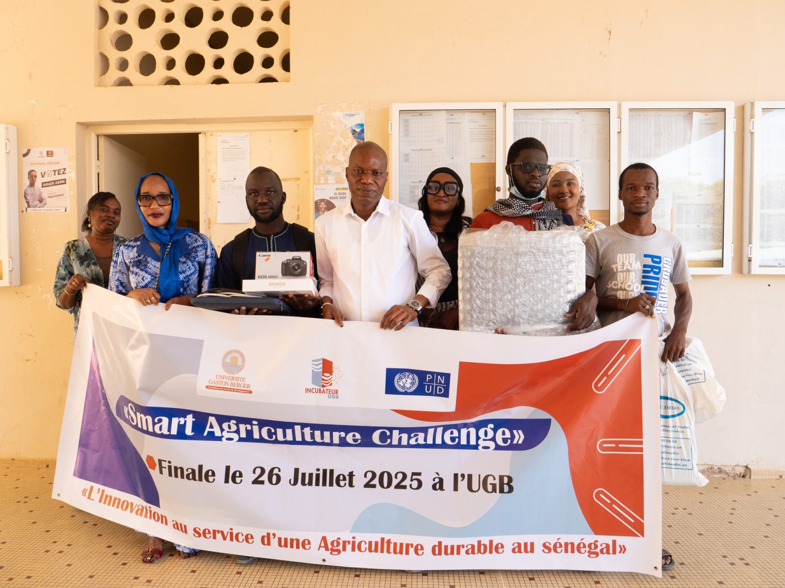 UGB: des équipements remis aux lauréats du Smart Agriculture Challenge 2025