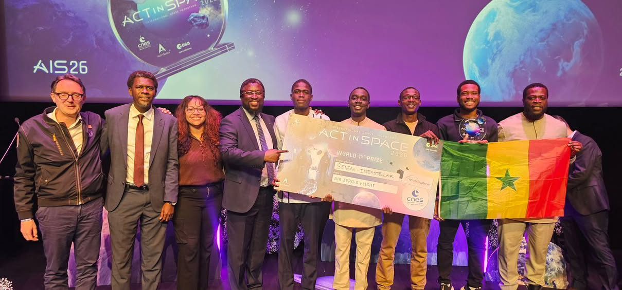 URDFS: Fierté et excellence : le Sénégal champion du monde ActInSpace 2026