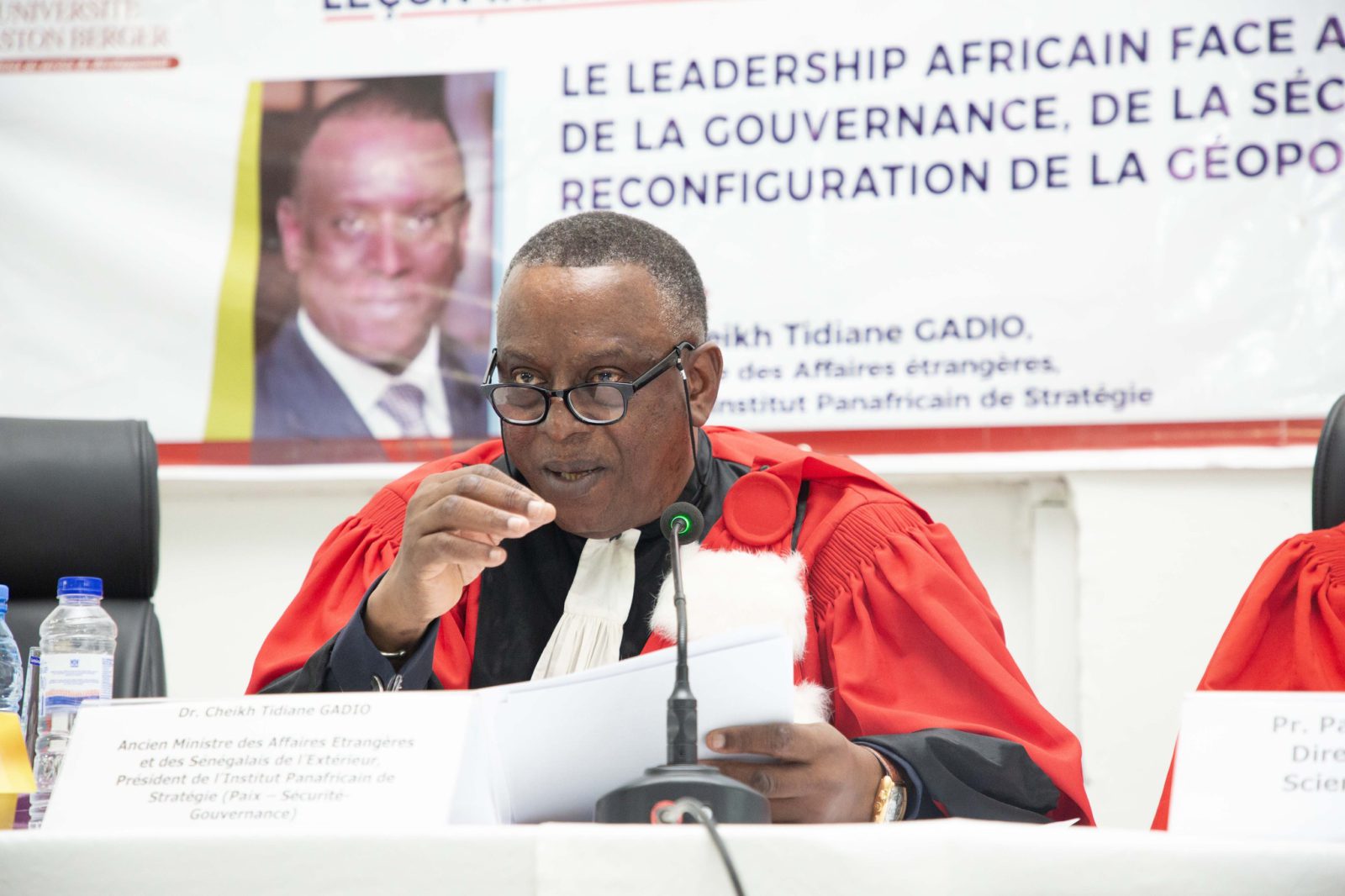 UGB: Leadership africain et géopolitique mondiale au centre d’une leçon inaugurale