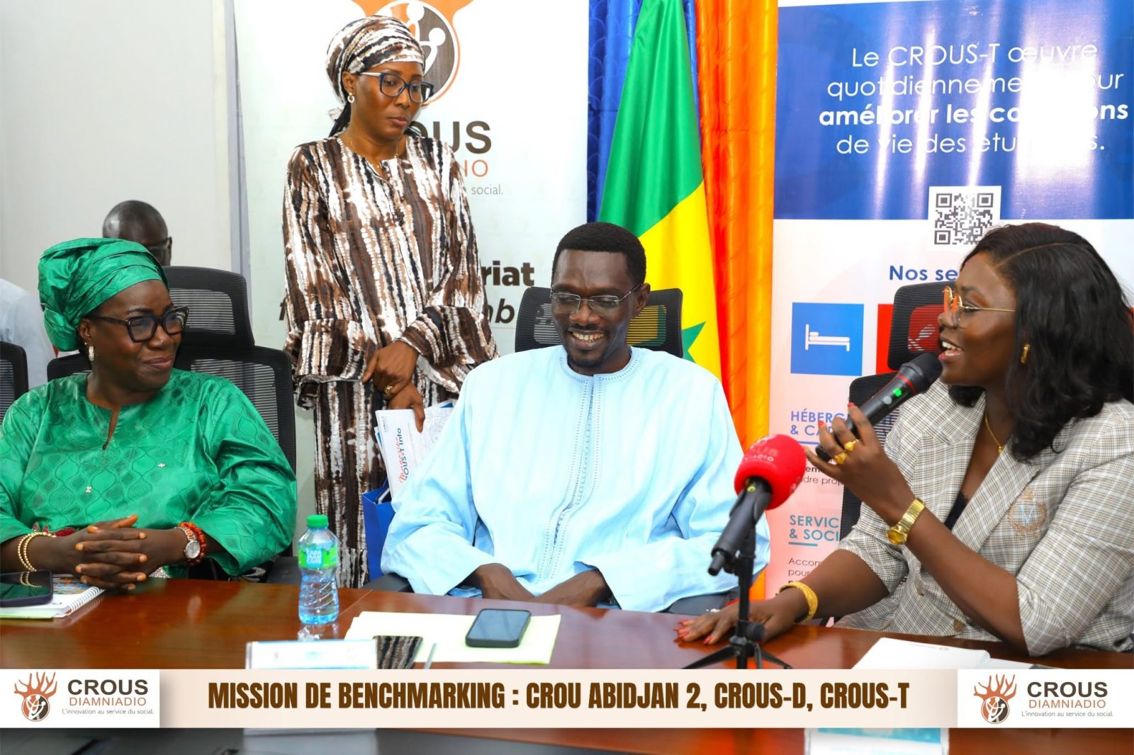 Mission de benchmarking CROUS-D/ Crou Abidjan II: Étape du CROUS de Thiès